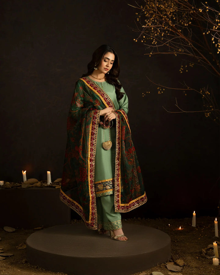 Raw Silk 3PC | 1335 Sha Posh Textile