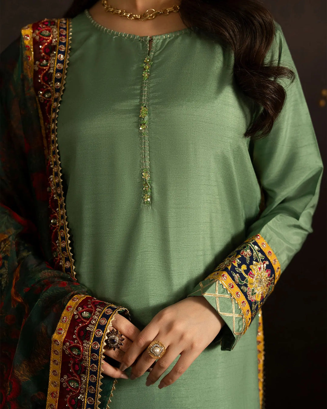 Raw Silk 3PC | 1335 Sha Posh Textile