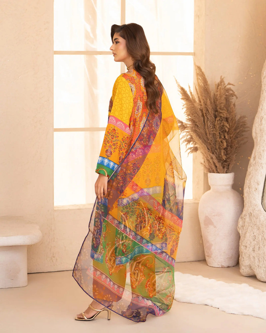 Raw Silk 3PC | 16409 Sha Posh Textile