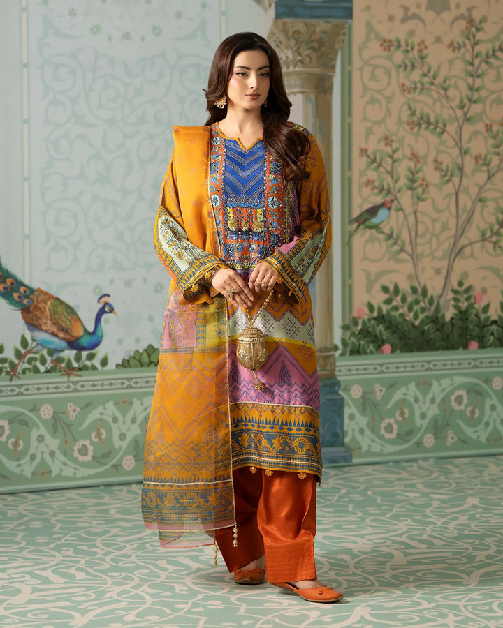 Raw Silk 3PC | 16411 Sha Posh Textile