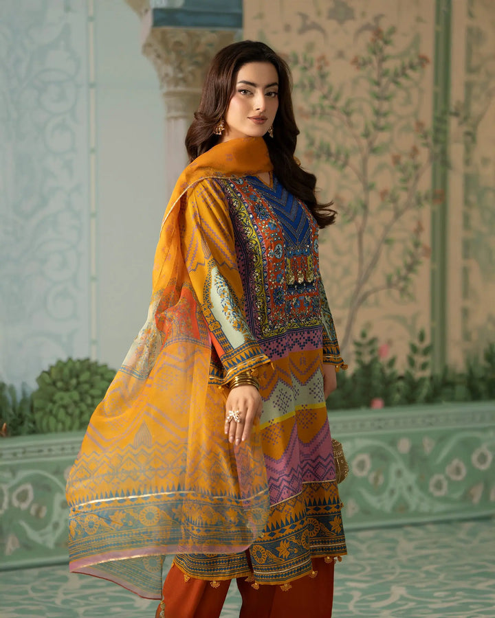 Raw Silk 3PC | 16411 Sha Posh Textile