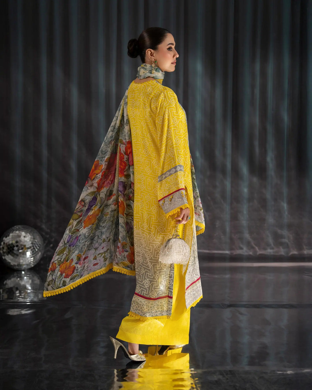 Raw Silk 3PC | 16416 Sha Posh Textile