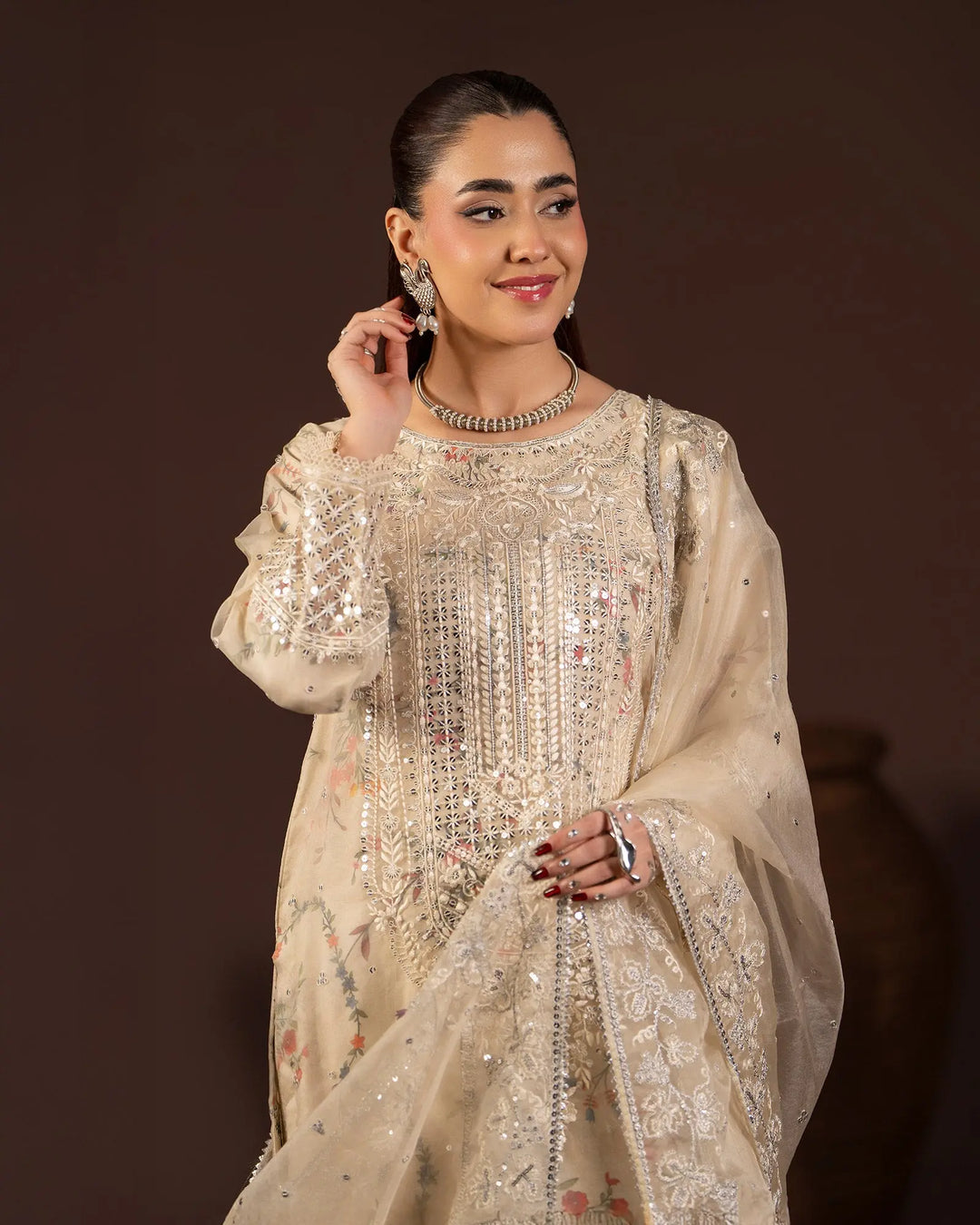 Raw Silk 3PC | 16432 Sha Posh Textile