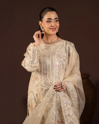 Raw Silk 3PC | 16432 Sha Posh Textile