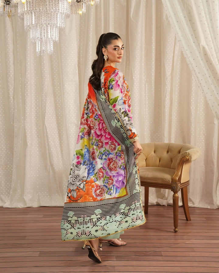 Raw Silk 3PC | 16439 Sha Posh Textile
