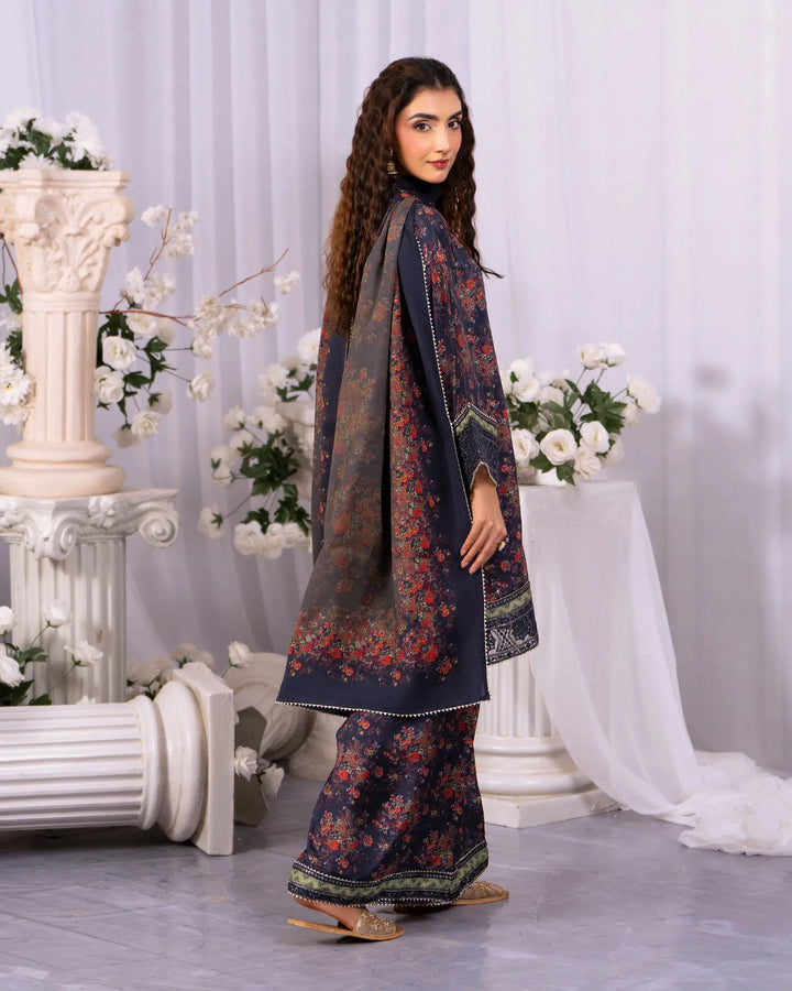 Raw Silk 3PC | 16487 Sha Posh Textile