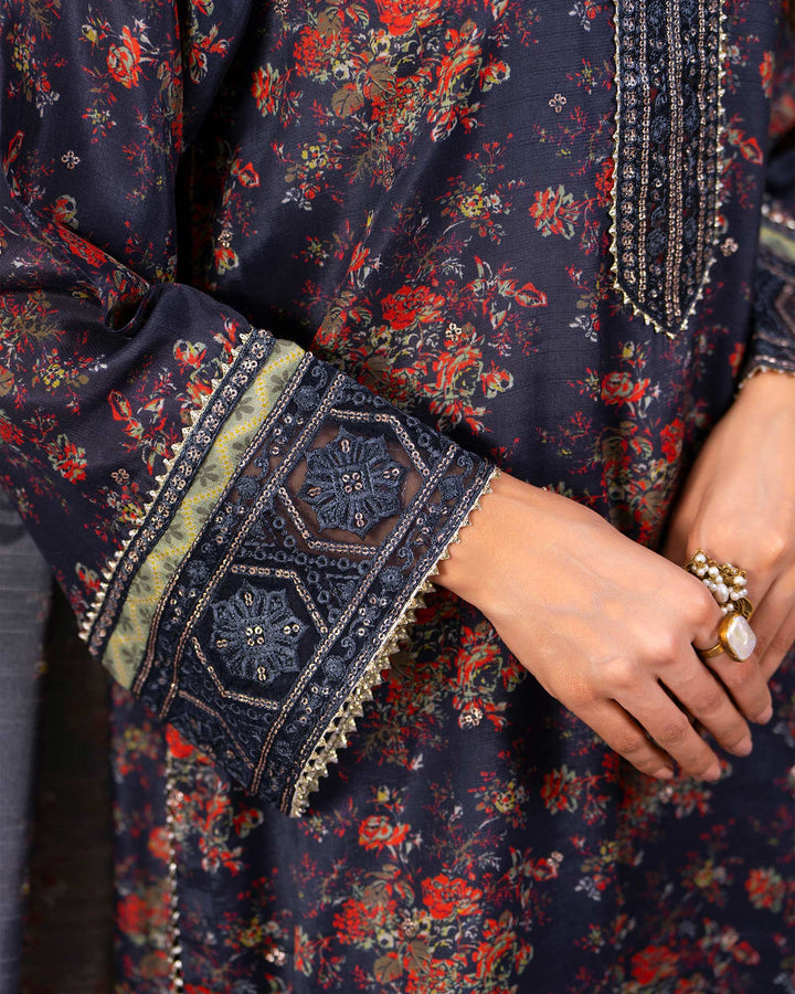 Raw Silk 3PC | 16487 Sha Posh Textile