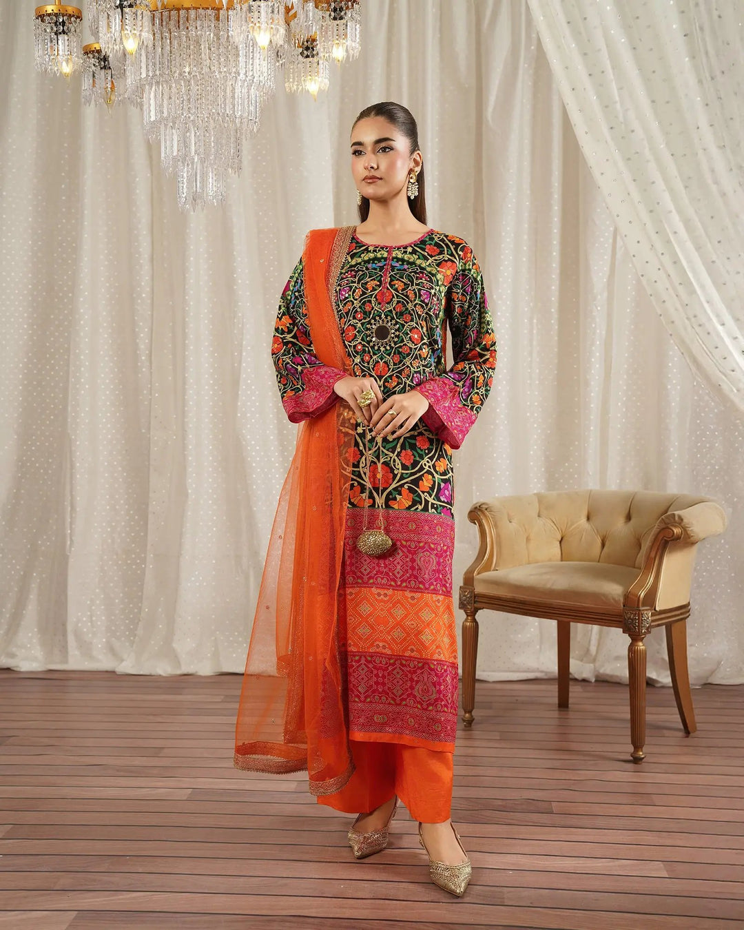 Raw Silk 3PC | 2289 Sha Posh Textile