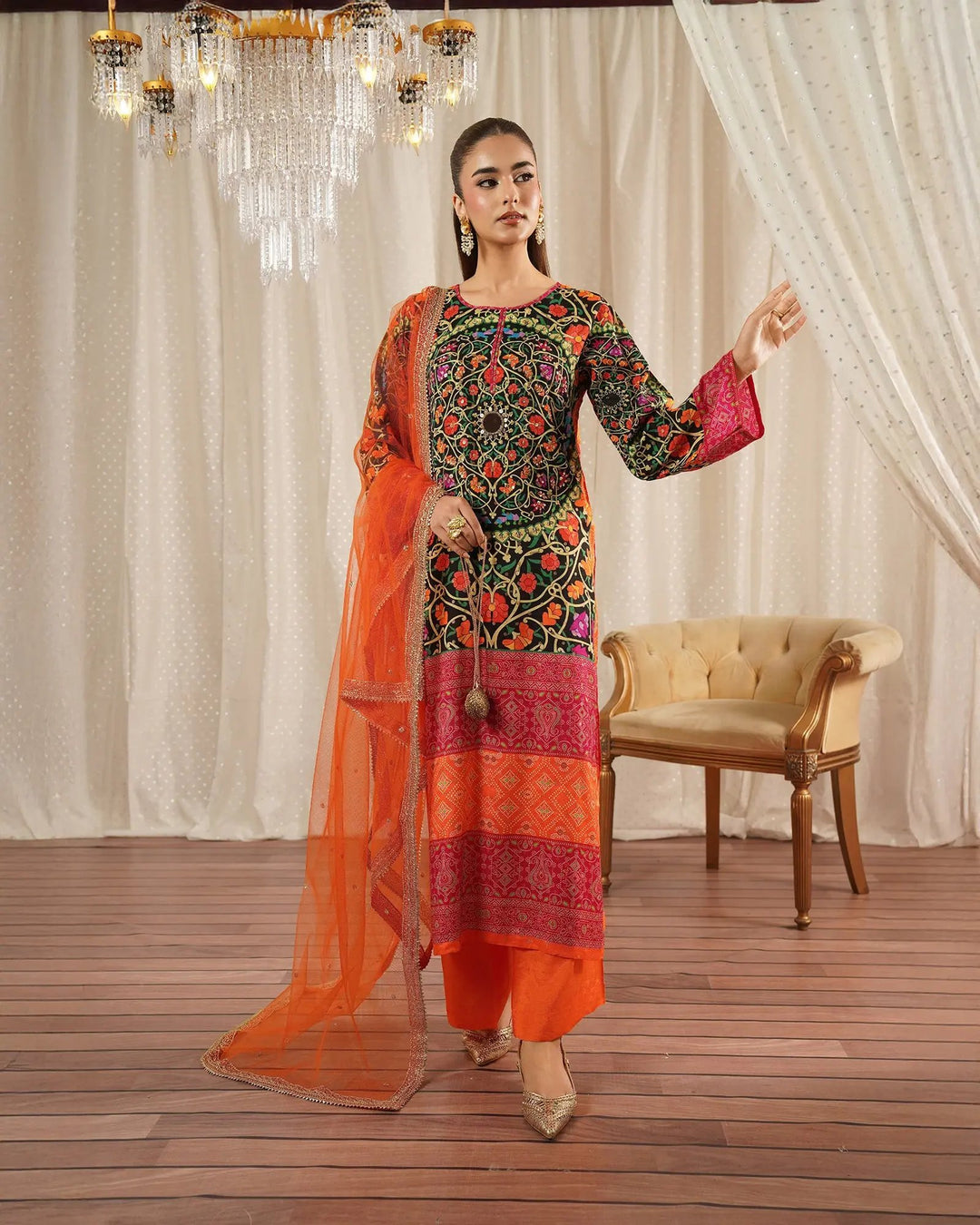 Raw Silk 3PC | 2289 Sha Posh Textile