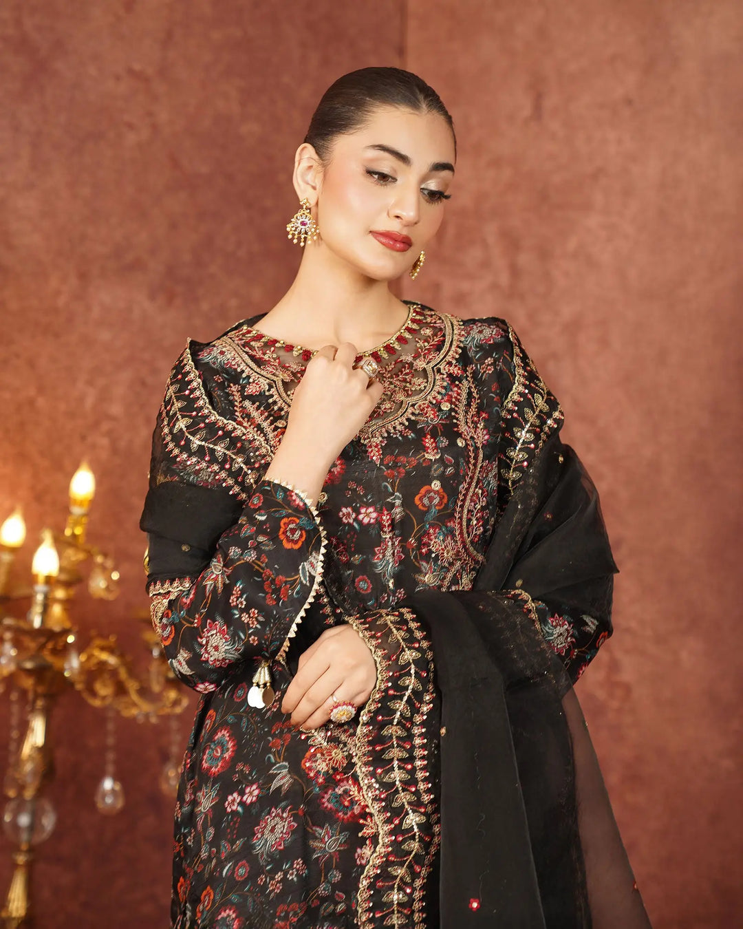 Raw Silk 3PC | 524 Sha Posh Textile