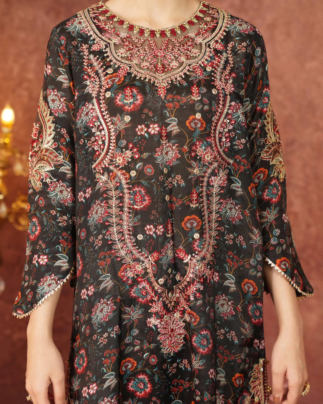 Raw Silk 3PC | 524 Sha Posh Textile