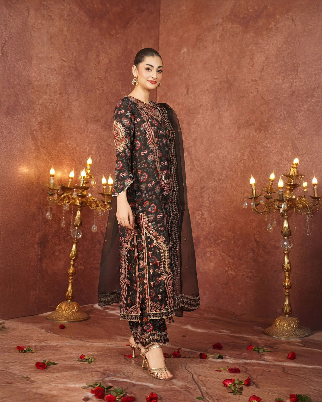 Raw Silk 3PC | 524 Sha Posh Textile