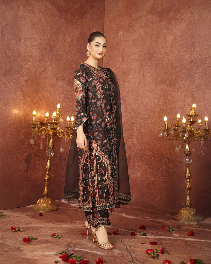 Raw Silk 3PC | 524 Sha Posh Textile