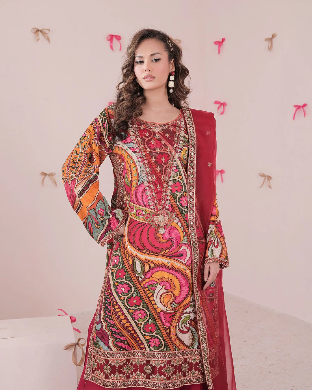 Raw Silk 3PC | 528 Sha Posh Textile