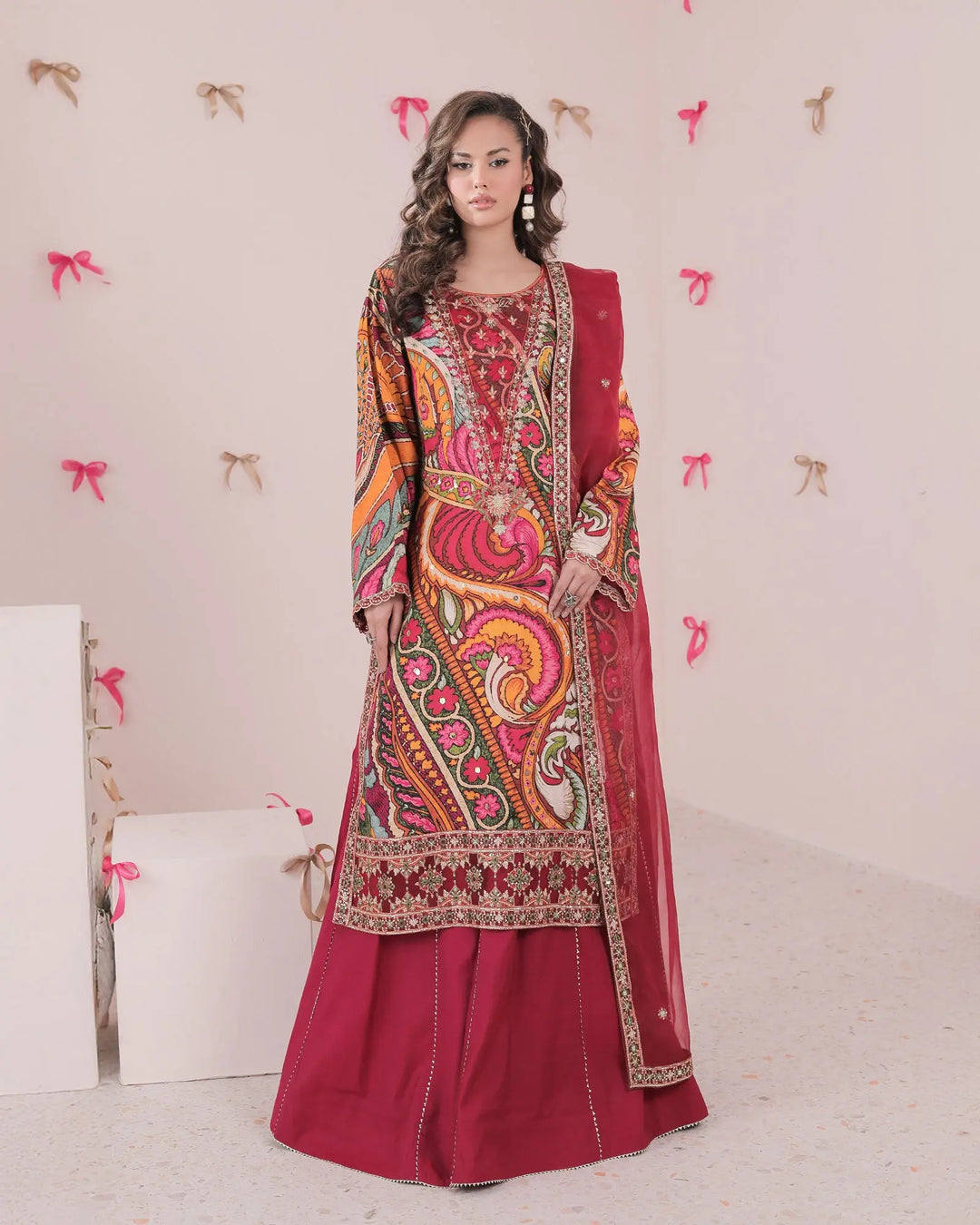 Raw Silk 3PC | 528 Sha Posh Textile