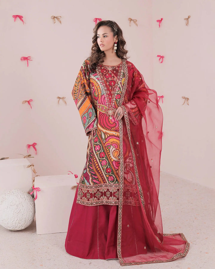 Raw Silk 3PC | 528 Sha Posh Textile