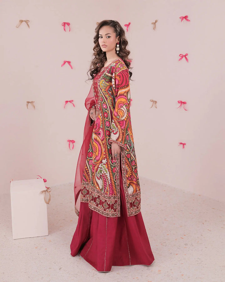 Raw Silk 3PC | 528 Sha Posh Textile