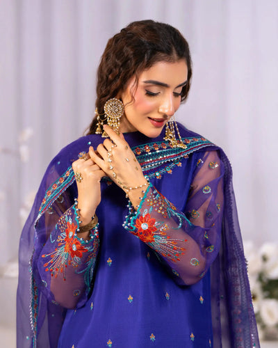 Raw Silk 3PC | 9759 Sha Posh Textile