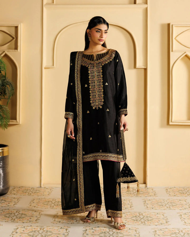 Raw Silk 3PC | 9801 Sha Posh Textile