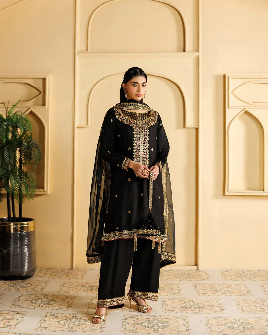 Raw Silk 3PC | 9801 Sha Posh Textile