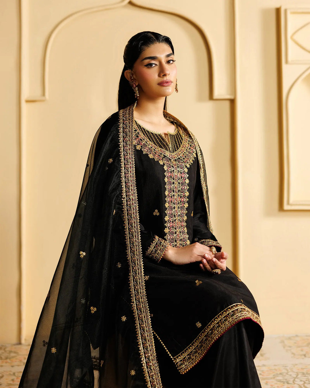 Raw Silk 3PC | 9801 Sha Posh Textile