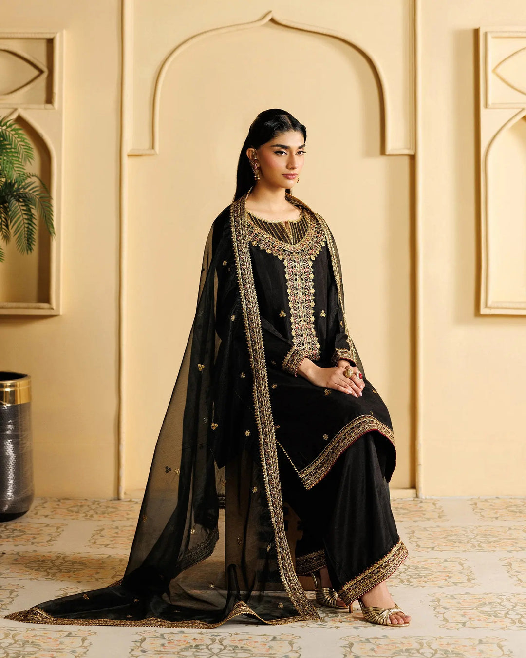 Raw Silk 3PC | 9801 Sha Posh Textile