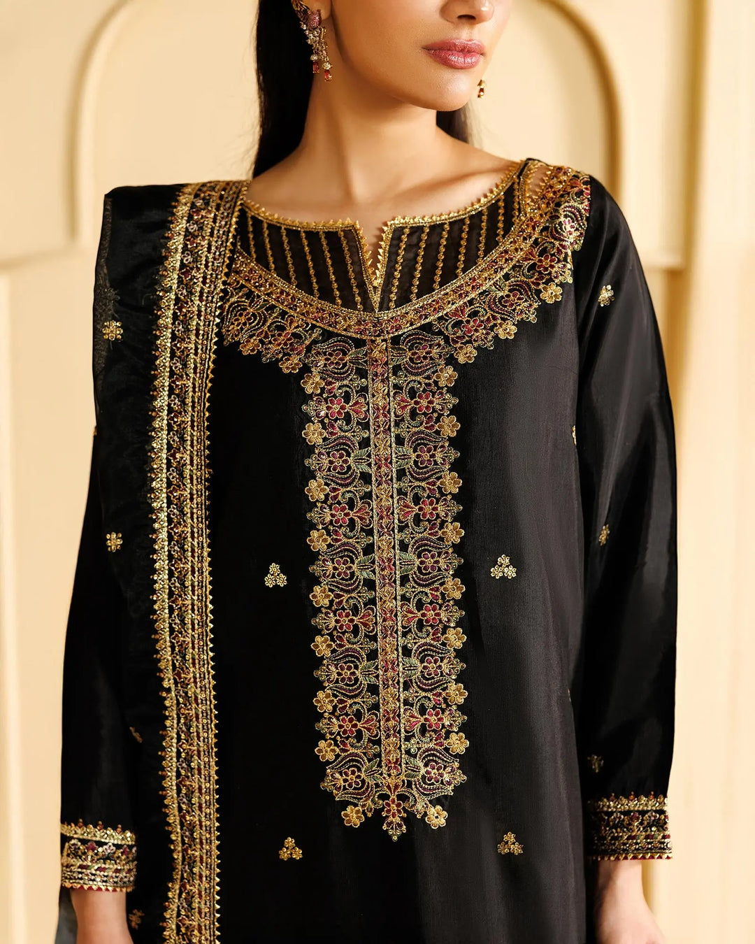 Raw Silk 3PC | 9801 Sha Posh Textile