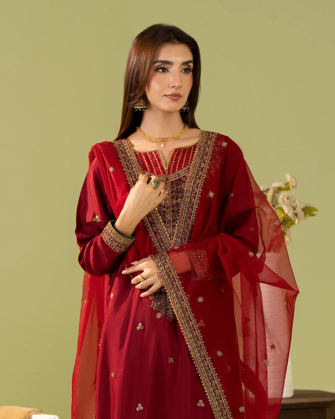 Raw Silk 3PC | 9801 Sha Posh Textile