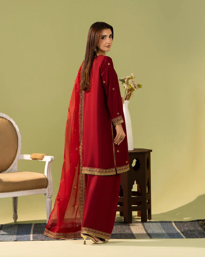 Raw Silk 3PC | 9801 Sha Posh Textile
