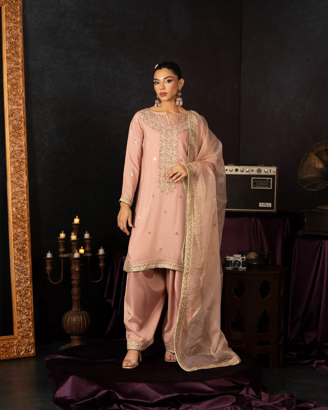 Raw Silk 3PC | 9801 Sha Posh Textile