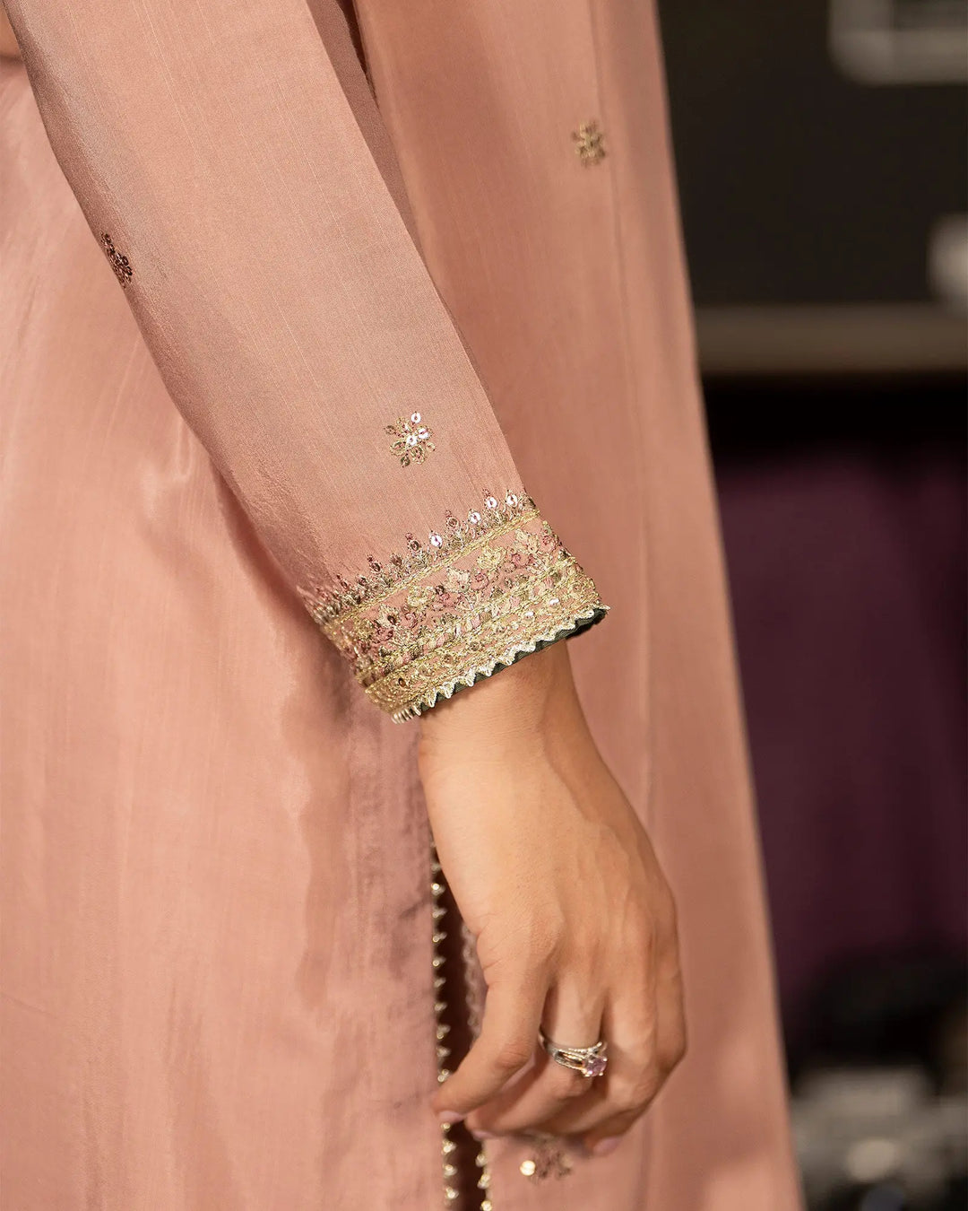 Raw Silk 3PC | 9801 Sha Posh Textile