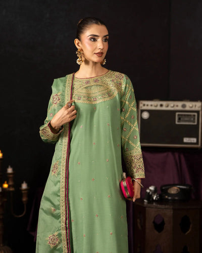 Raw Silk 3PC | 9816 Sha Posh Textile