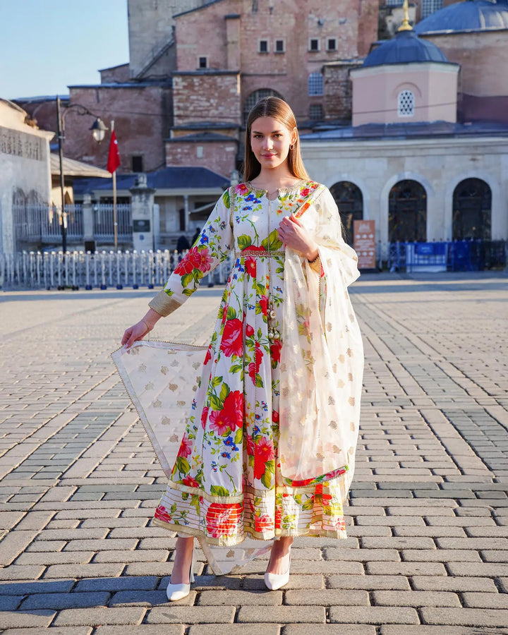 Raw Silk Maxi | 16428 Sha Posh Textile