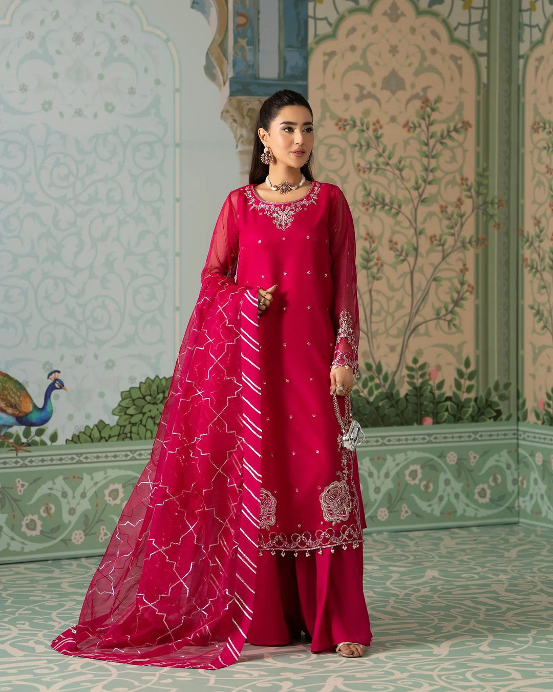 Semi Pure Organza 3PC | 431 Sha Posh Textile