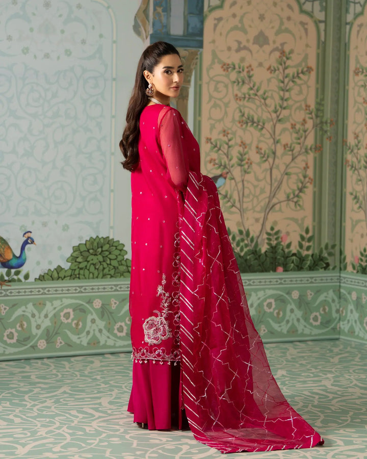 Semi Pure Organza 3PC | 431 Sha Posh Textile