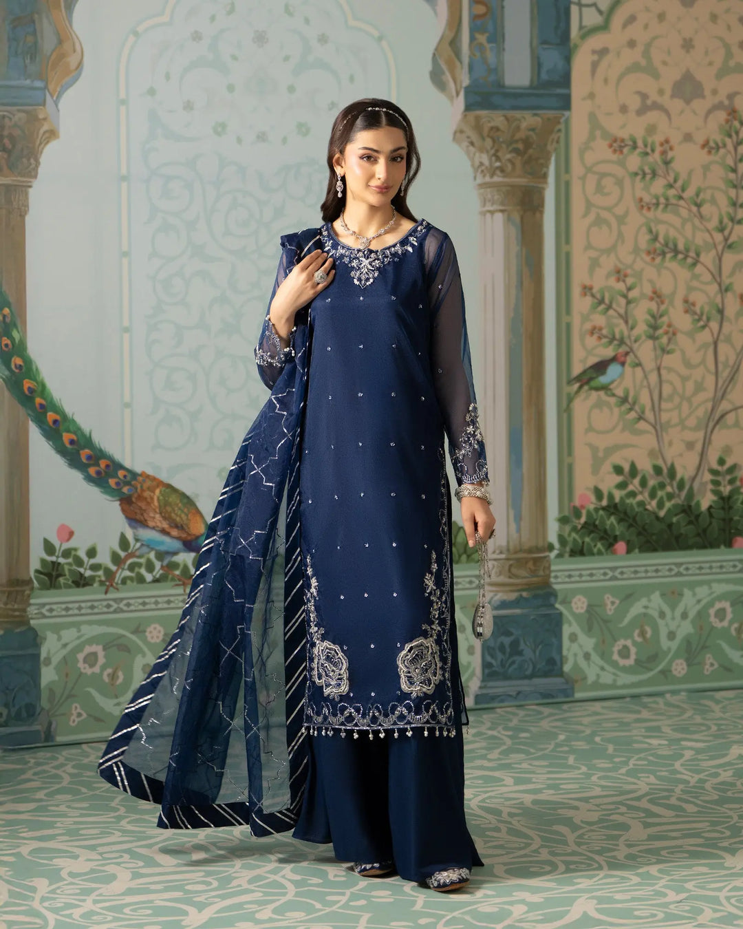 Semi Pure Organza 3PC | 431 Sha Posh Textile