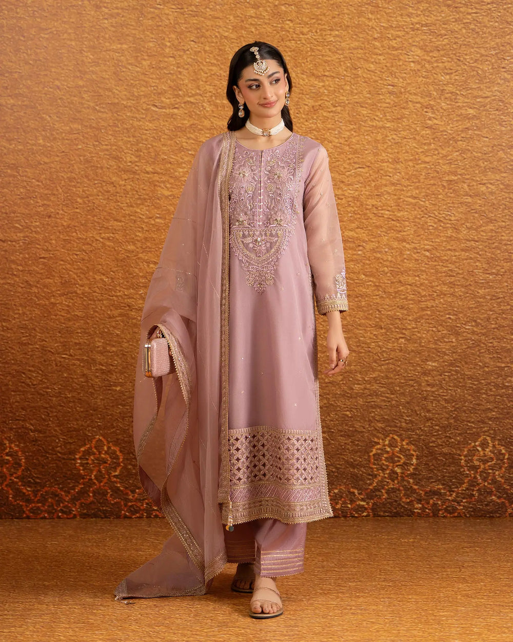 Semi Pure Organza 3PC | 9792 Sha Posh Textile