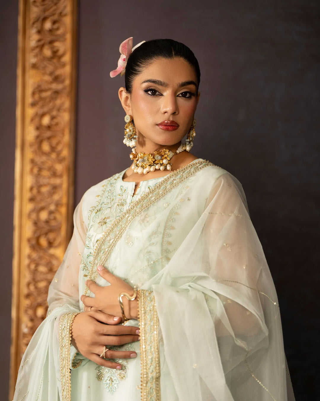 Semi Pure Organza 3PC | 9792 Sha Posh Textile
