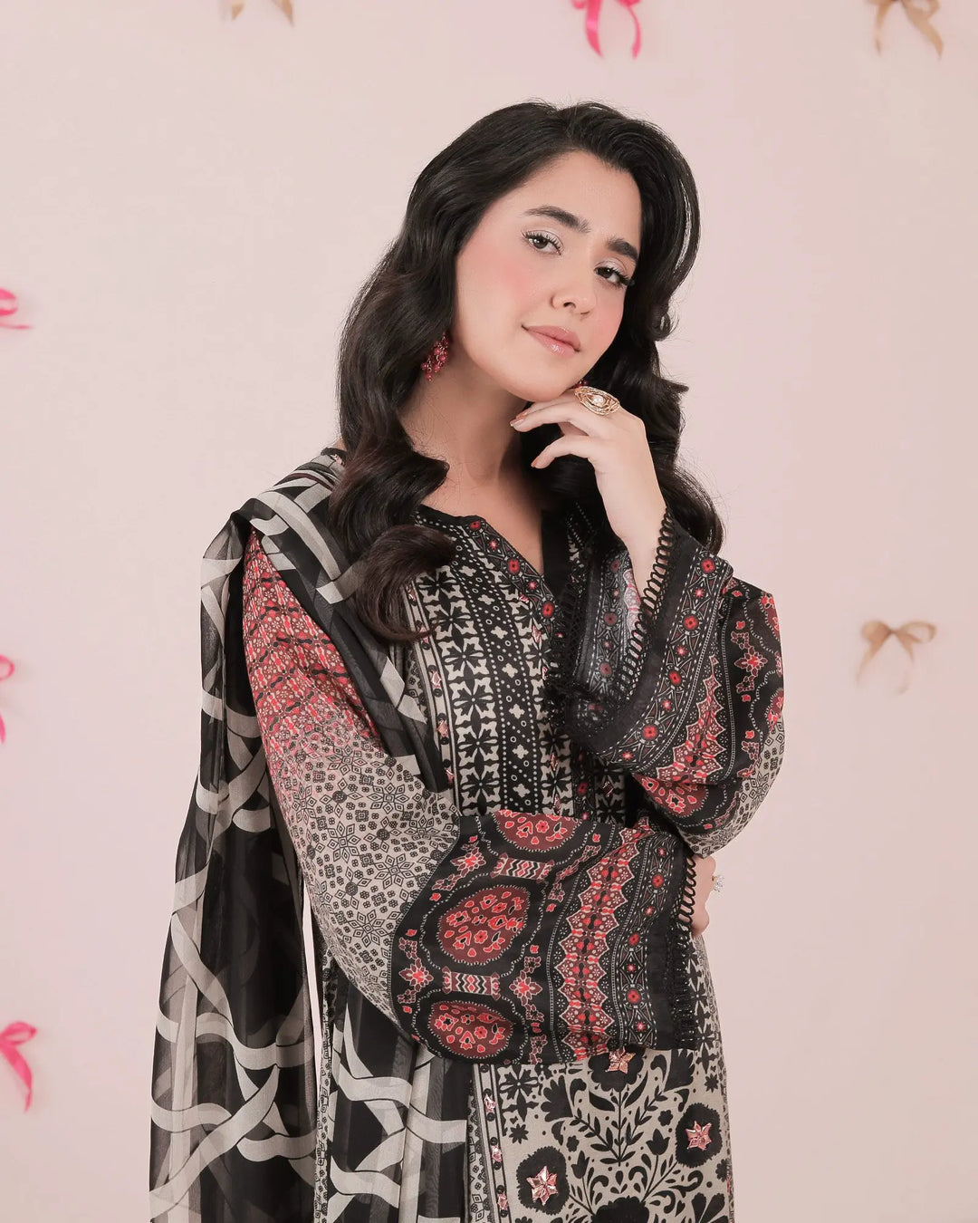 Shine Raw Silk 3PC | 16266 Sha Posh Textile