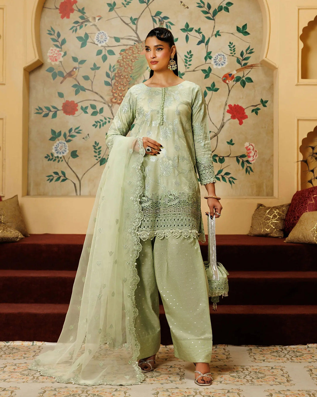 Shine Raw Silk 3PC | 440 Sha Posh Textile