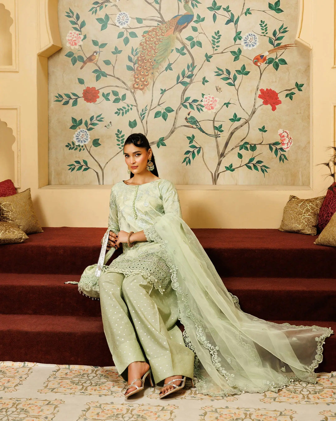 Shine Raw Silk 3PC | 440 Sha Posh Textile