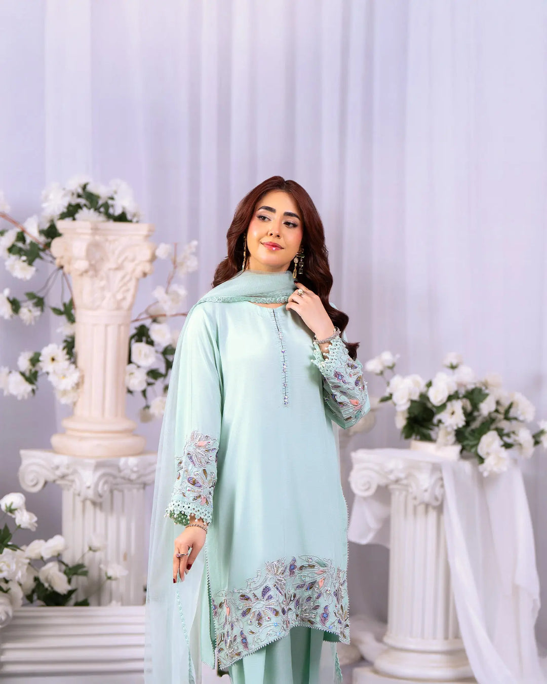 Shine Raw Silk 3PC | 9773 Sha Posh Textile