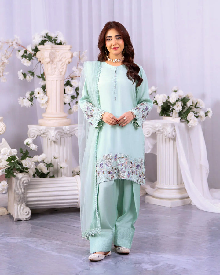 Shine Raw Silk 3PC | 9773 Sha Posh Textile