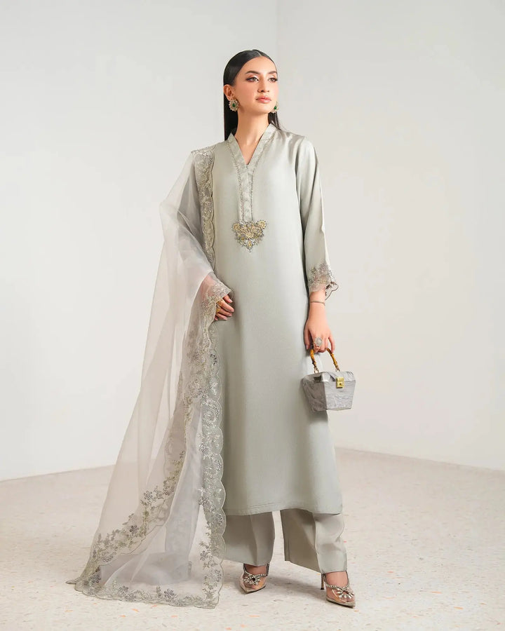 3-Piece Ready-to-Wear Silk Suit |  4090-SJ-SLK Sha Posh Textile