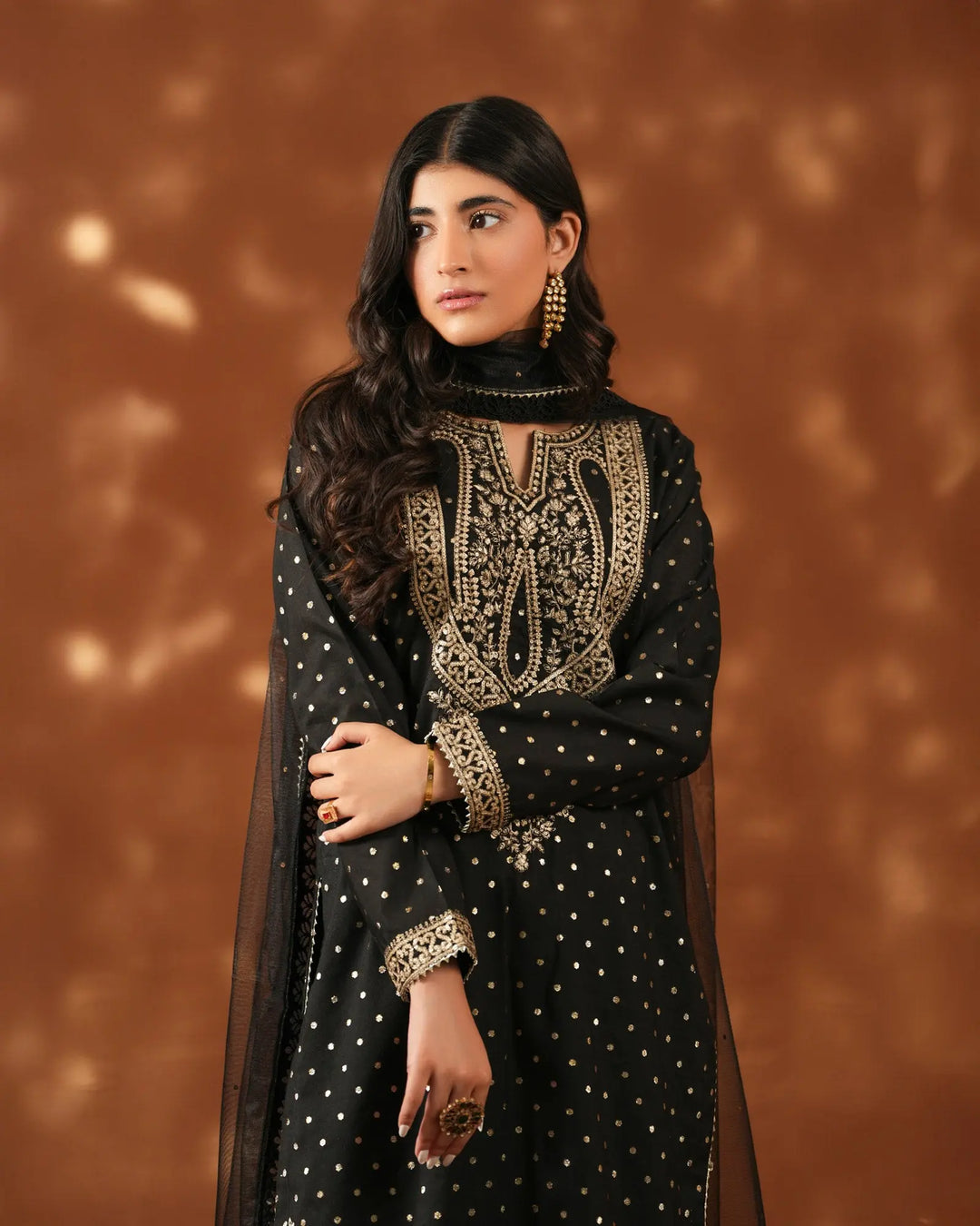 Staple Bindi Jall 3PC | 1156 Sha Posh Textile