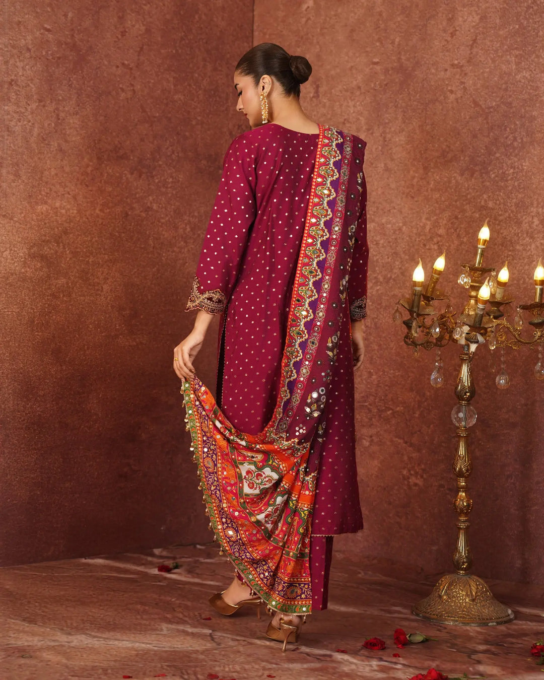 Staple Bindi Jall 3PC | 1191 Sha Posh Textile