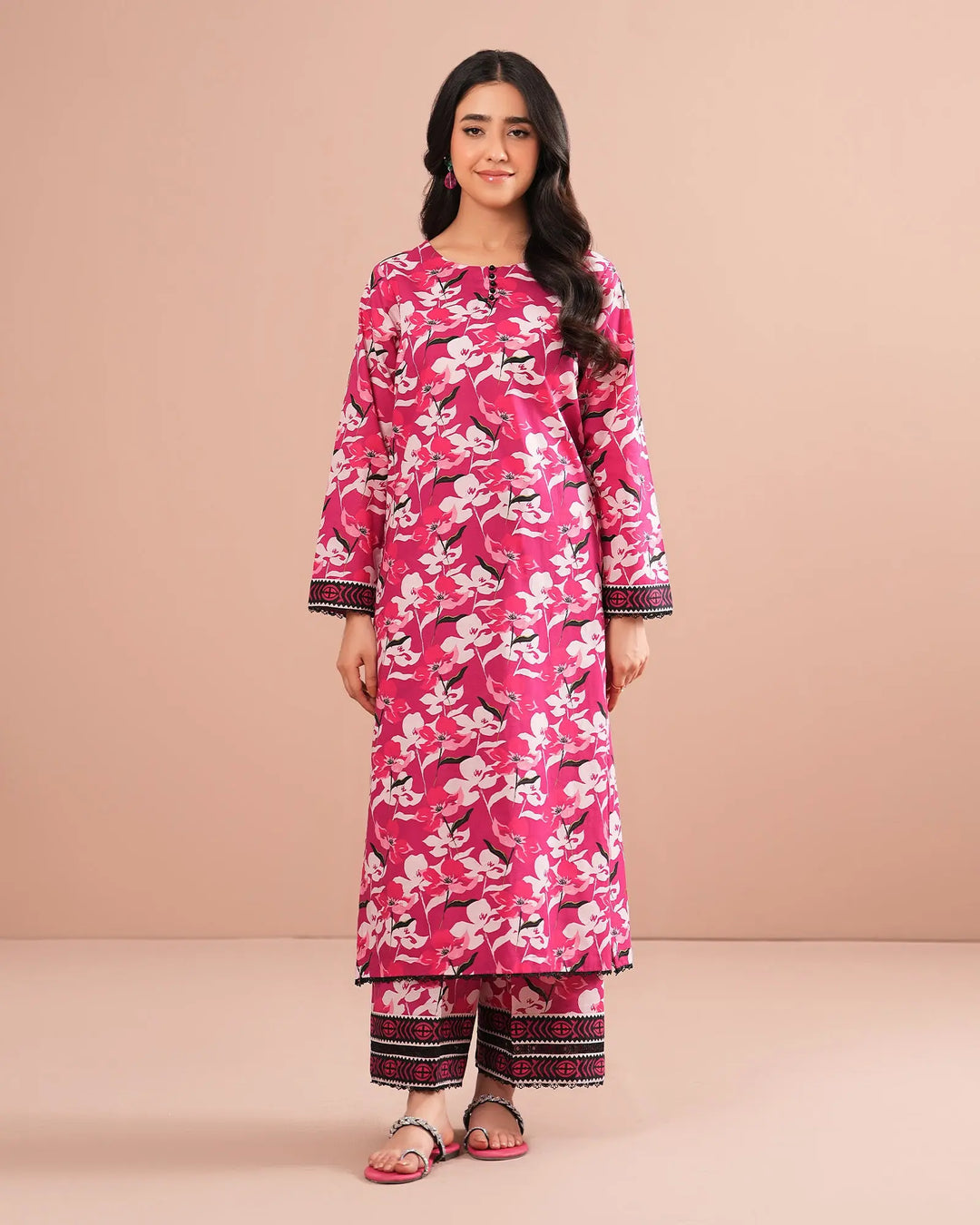 Unstitched Cambric Cotton | UNFF0130 Sha Posh Textile