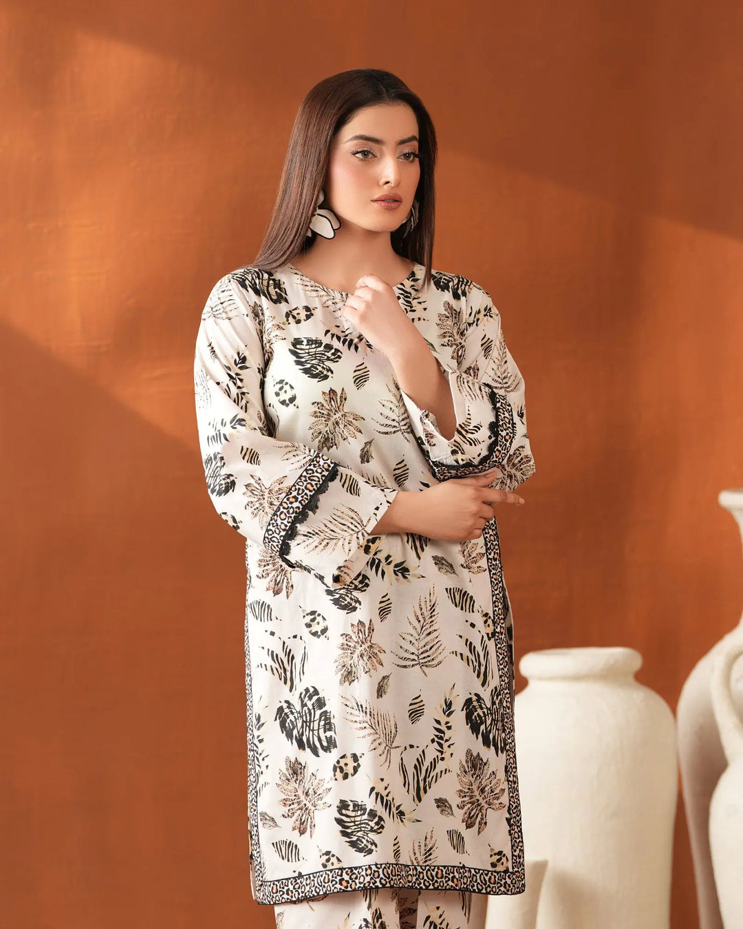 Unstitched Cambric Cotton | UNFF0131 Sha Posh Textile