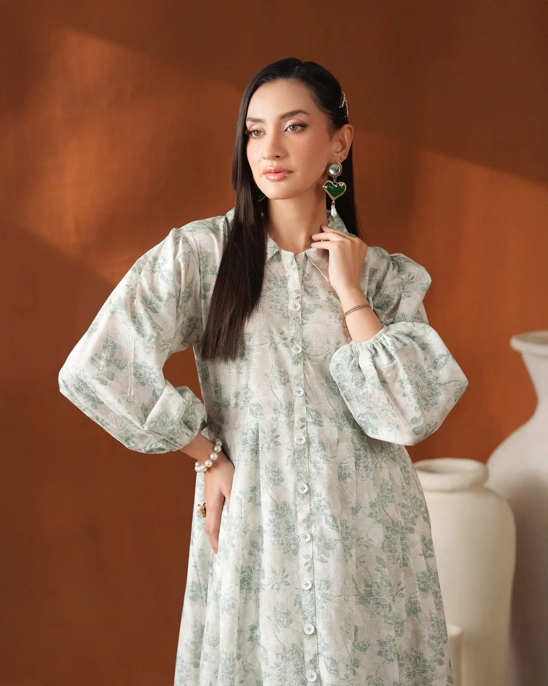 Unstitched Cambric Cotton | UNFF050 - Sha Posh Textile