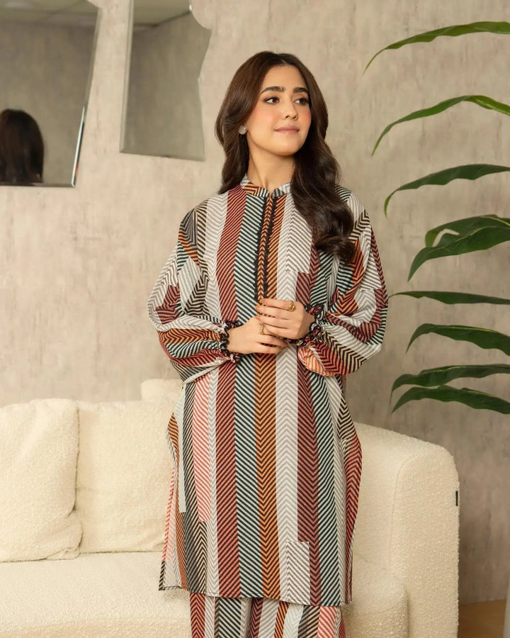 Unstitched Khaddar | UNFF202 Sha Posh Textile